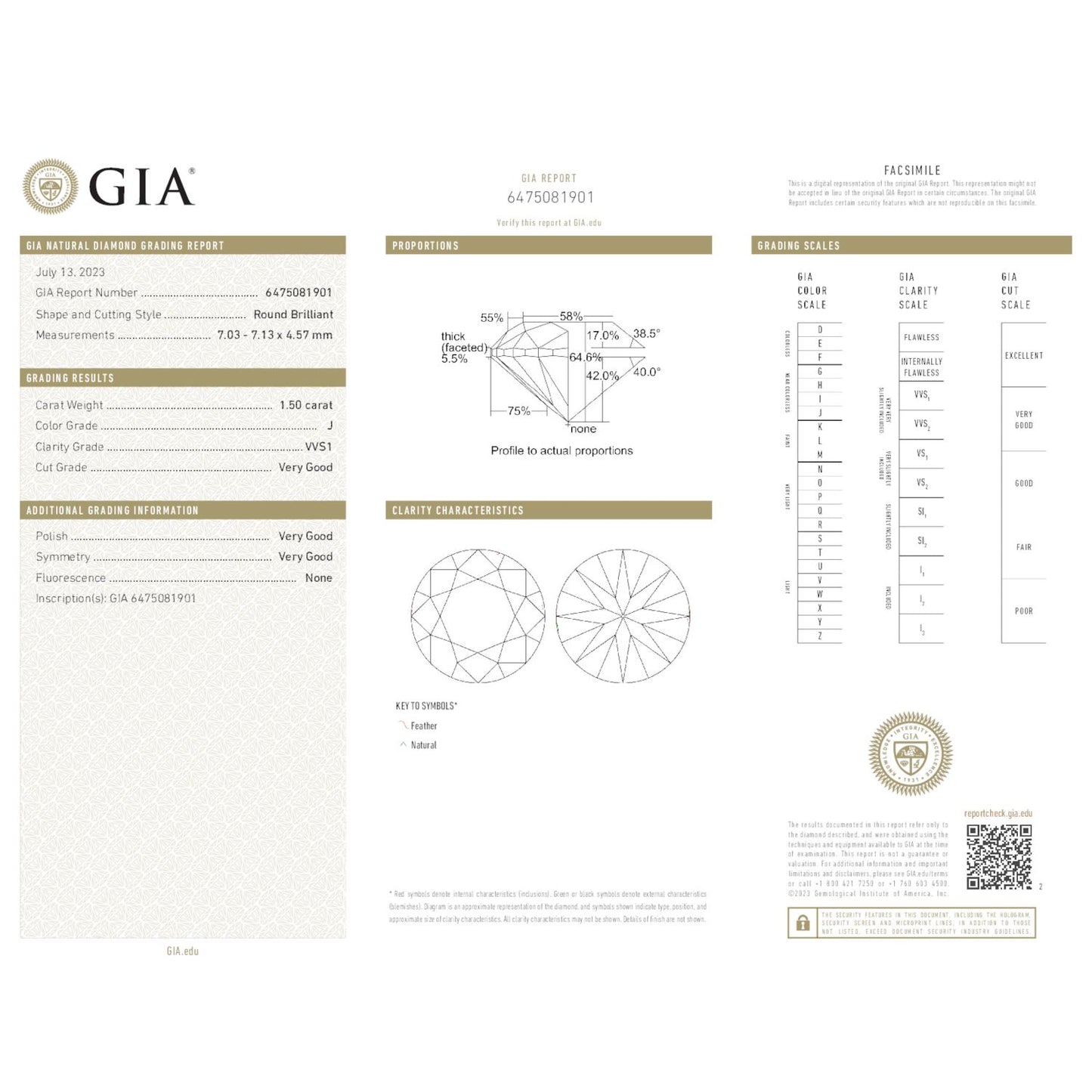 Classic Solitaire 0.50 Ct. Round Shape Diamond 14K Rose Gold Ring