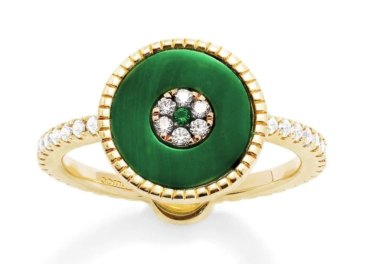 Eye Malachite Ring