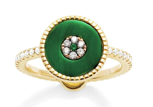 Eye Malachite Ring