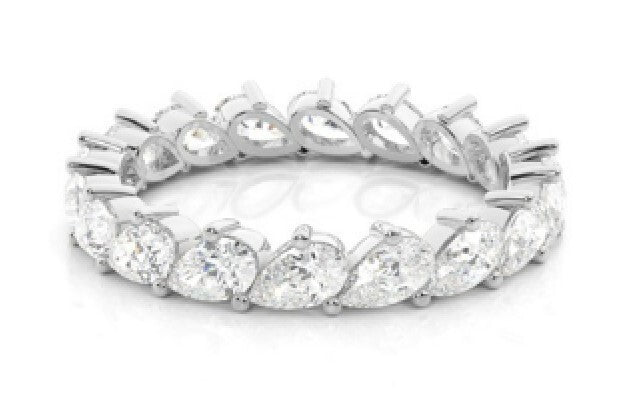 10K White Gold Ring Fashion Jewelry lina test d