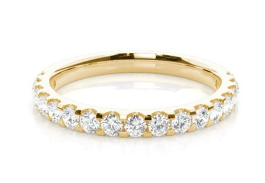 18K Yellow Gold Ring Wedding Bands lina test d