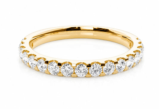18K Yellow Gold Ring Wedding Bands lina test d