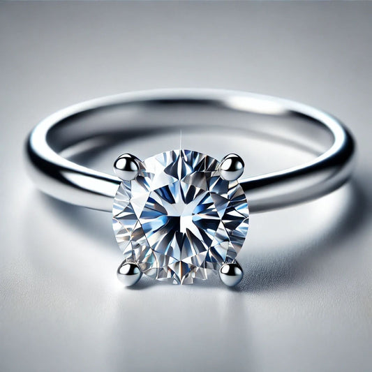 14K Gold Oval Gemstone Classic Solitaire Ring