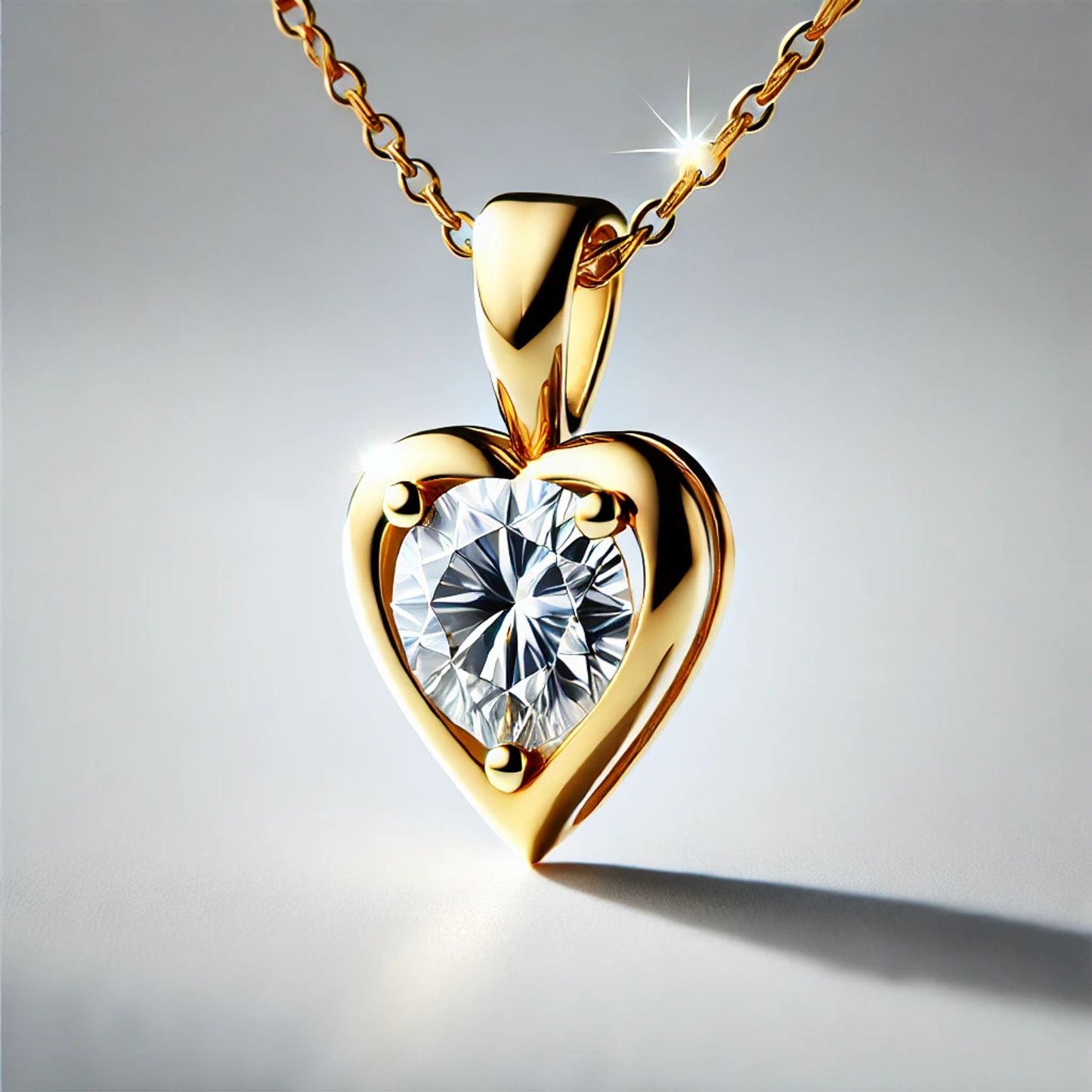 Round Natutal or Lab Grown Diamond Pendant