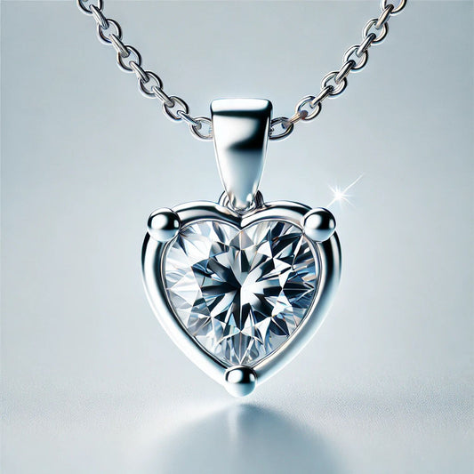 Round Natutal or Lab Grown Diamond Pendant