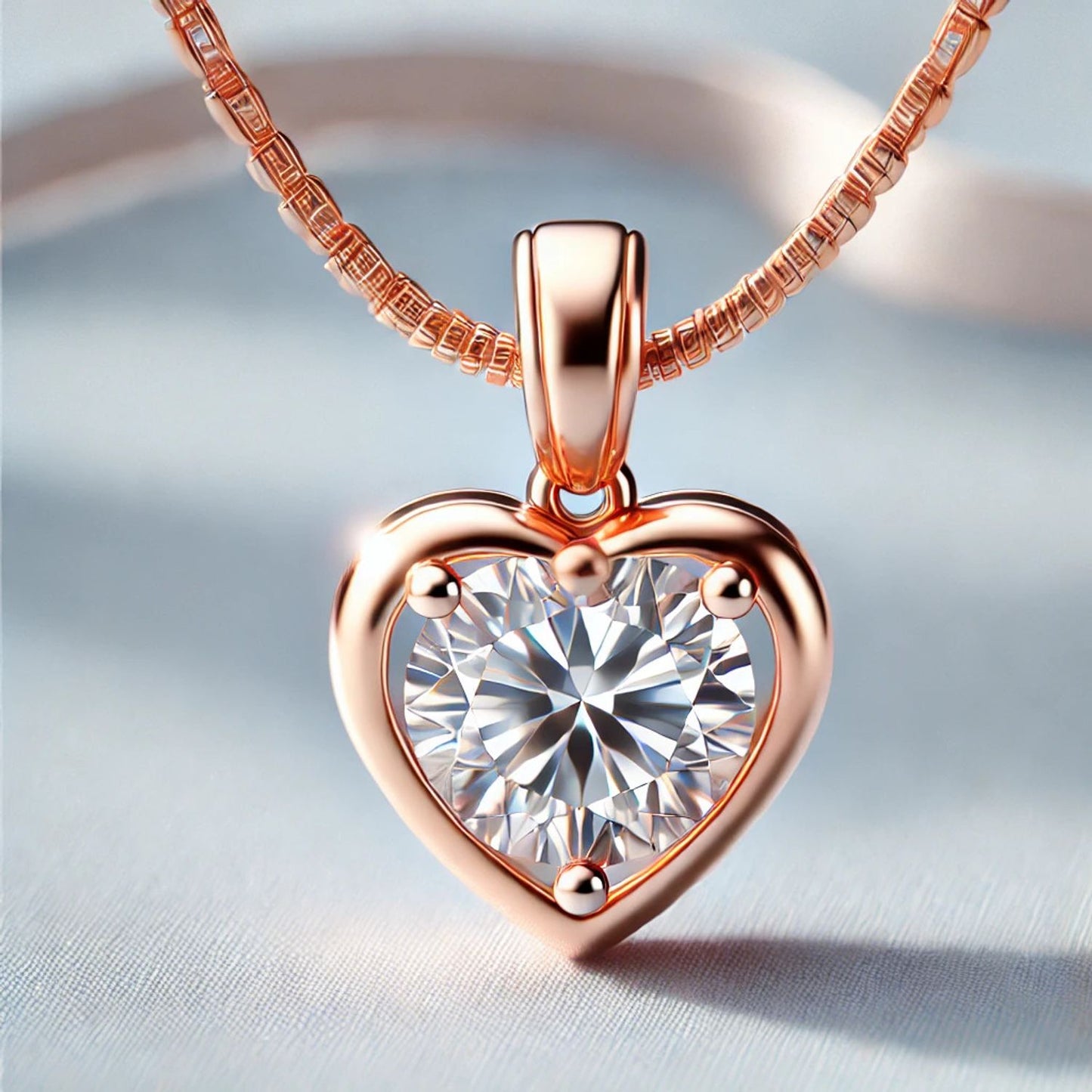 Round Natutal or Lab Grown Diamond Pendant