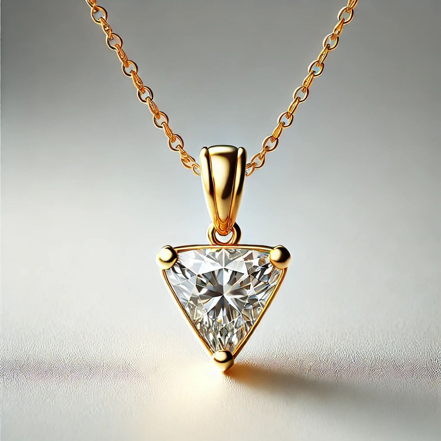 Round Natutal or Lab Grown Diamond Pendant