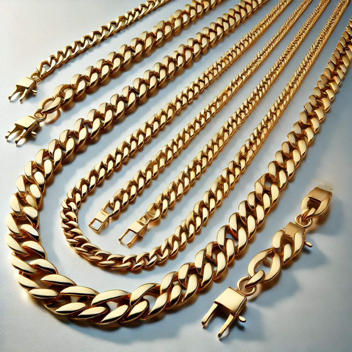 Cuban Link Chain - 16-30 inch