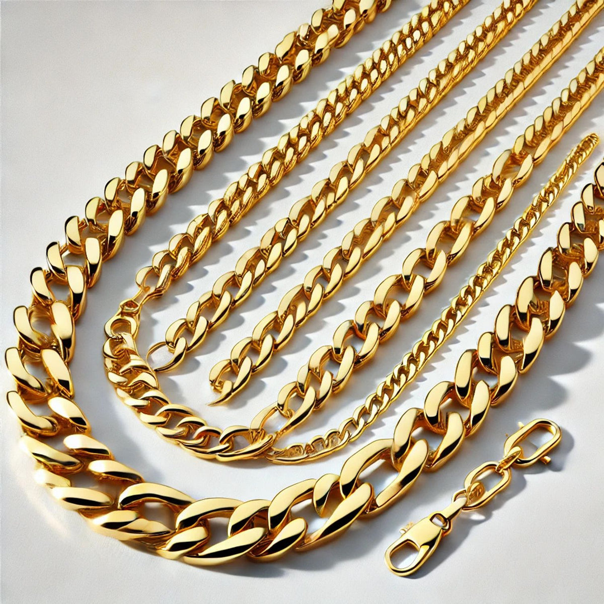 Cuban Link Chain - 16-30 inch