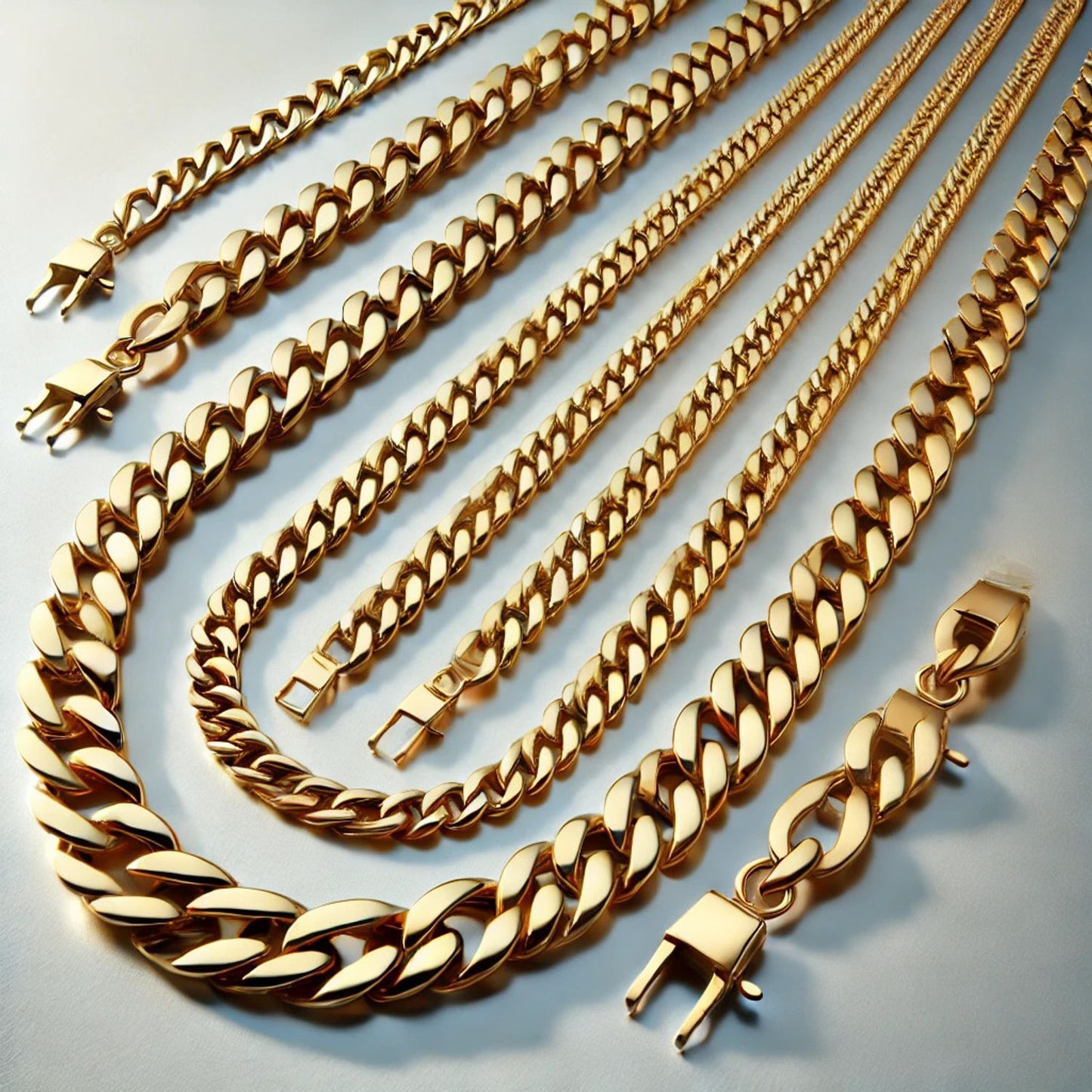 Cuban Link Chain - 16-30 inch