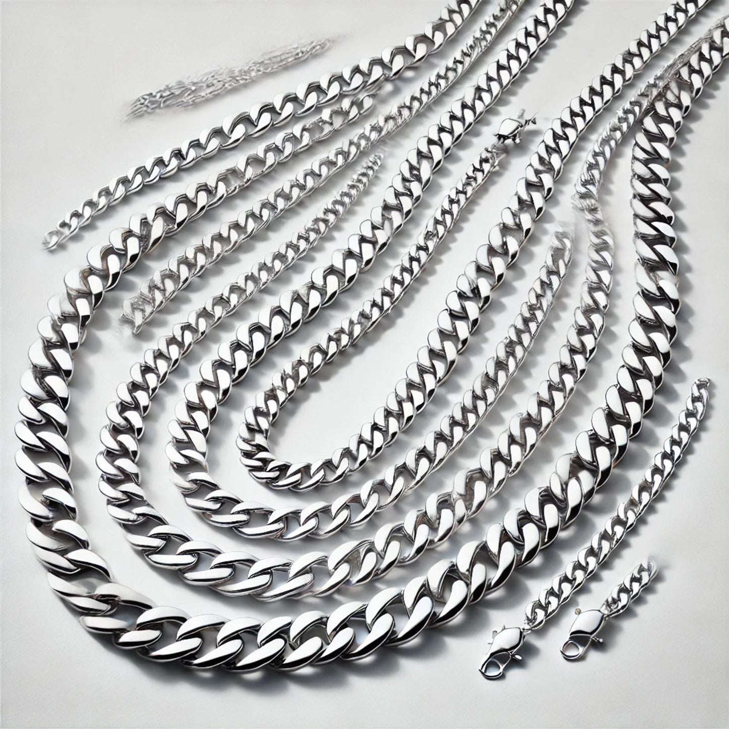 Cuban Link Chain - 16-30 inch