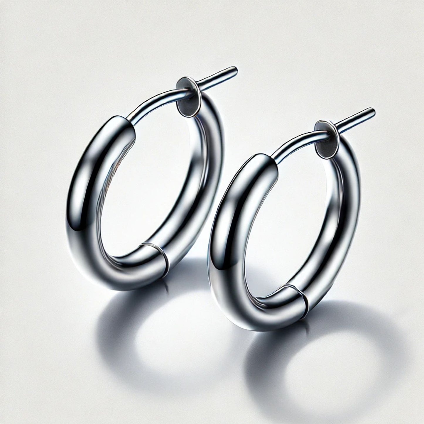 Solid Gold Hoop Earrings