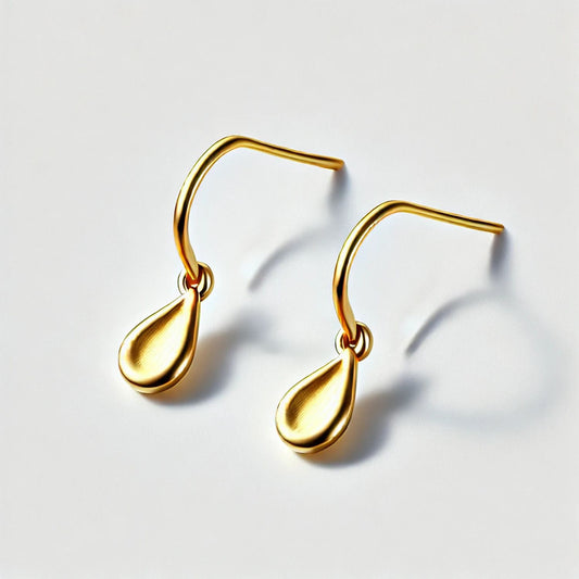 Handmade Luxurious Diamond Dainty Drop Earrings