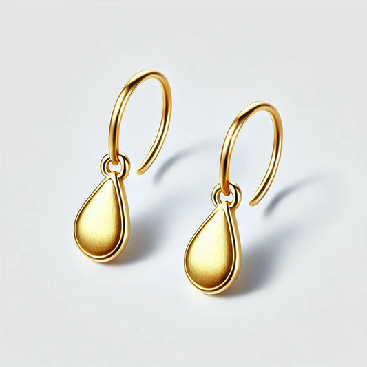 Handmade Luxurious Diamond Dainty Drop Earrings