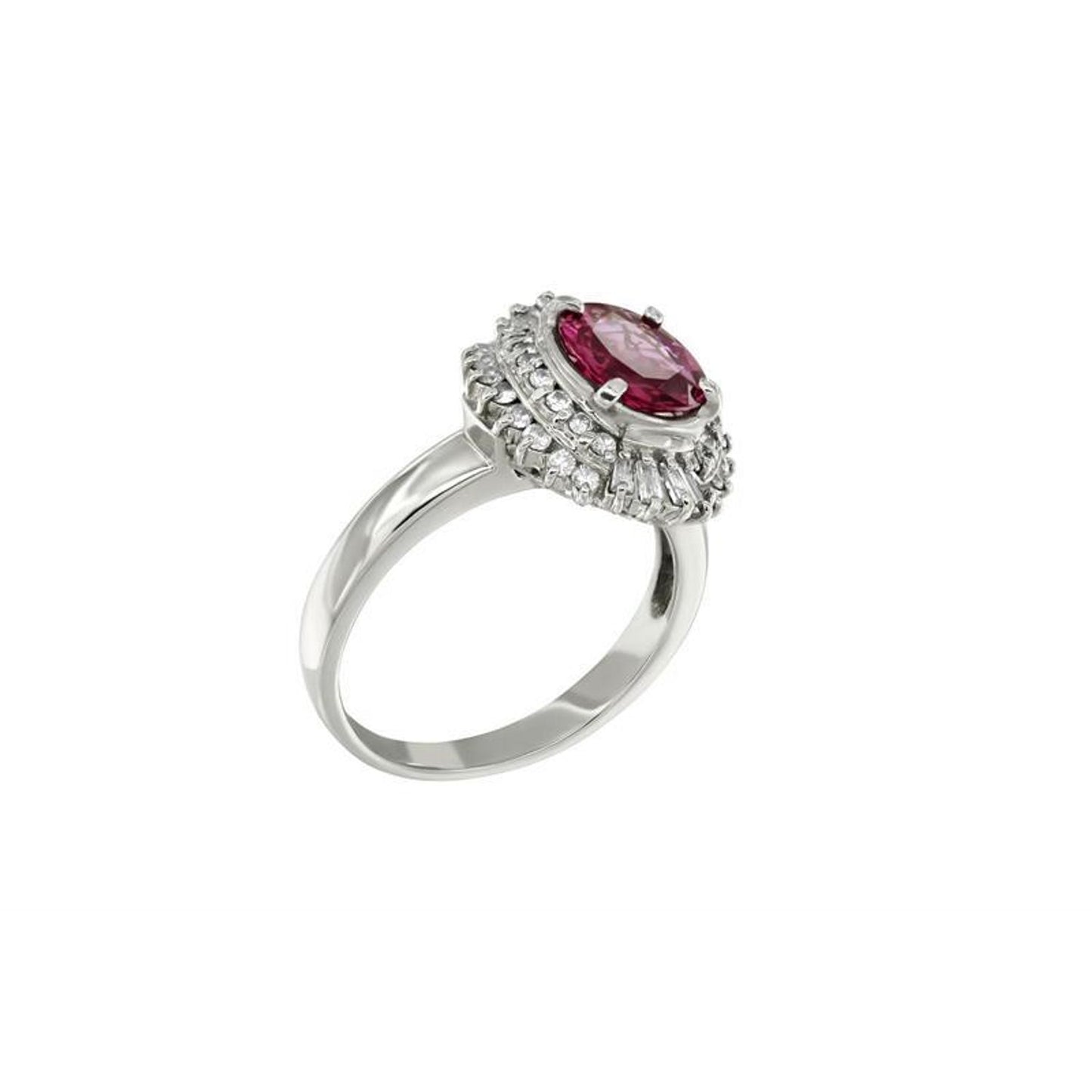 No Metal Classic Stone Ring - 1.74 ct