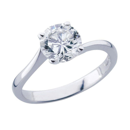 14K White Gold 14KW Diamond Ring - 0 ct
