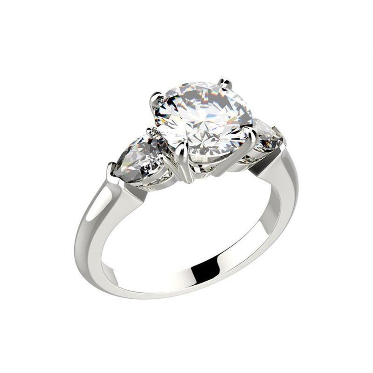 18K White Gold Fancy Stone Ring - 2.24 ct