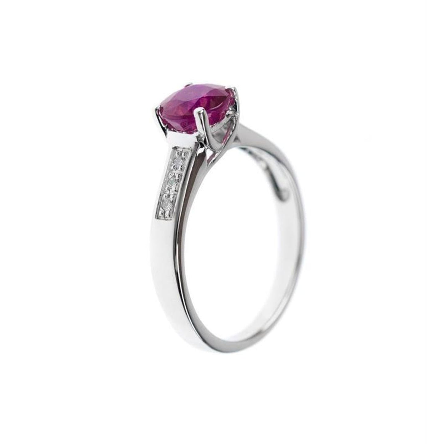 Platinum Modern Stone Ring - 1.12 ct