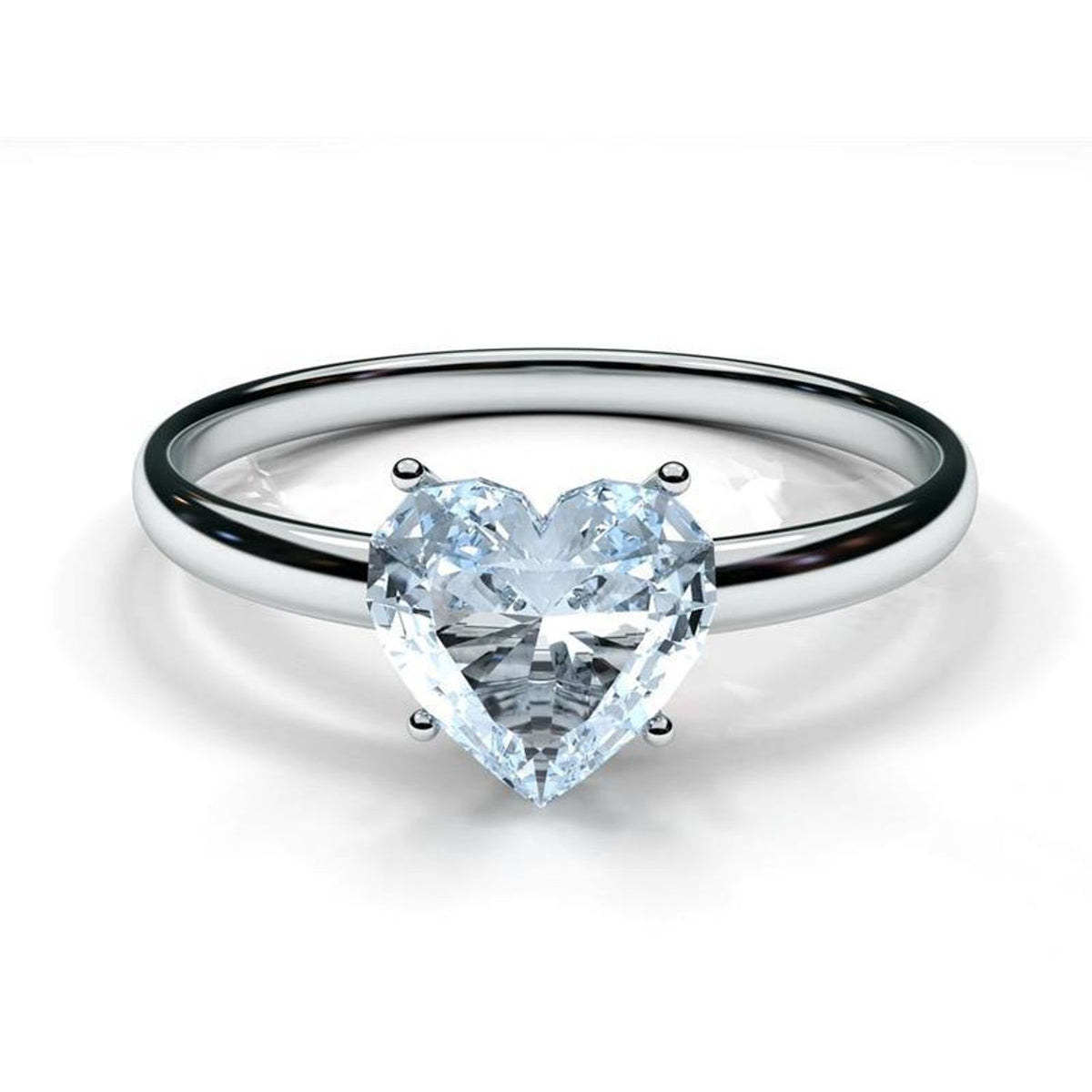 18K Yellow Gold Single Stone Ring - 1.33 ct