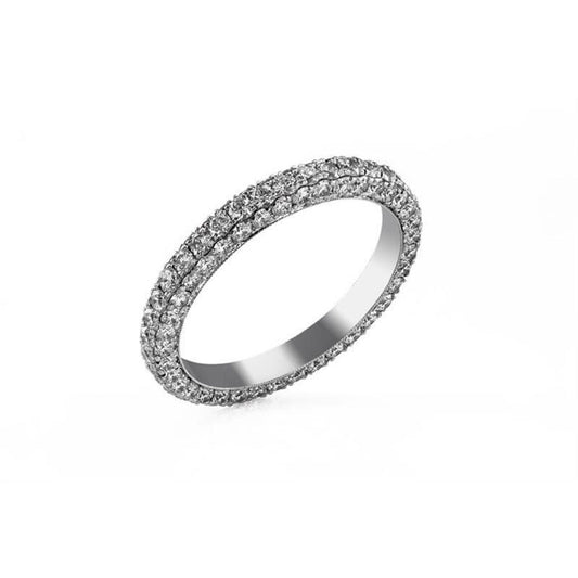 18K White Gold Luxury Diamond Ring - 3.99 ct