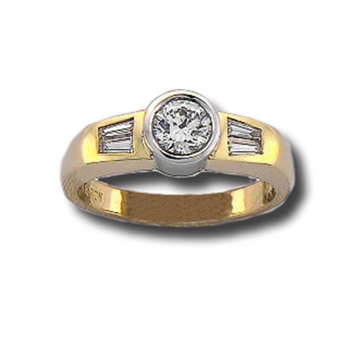 18K White Gold Luxury Diamond Ring - 3.99 ct