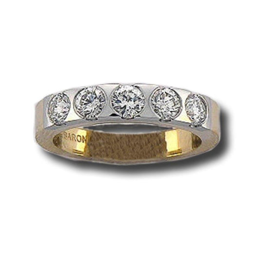 18K Yellow Gold Mainline Diamond Ring - 2.24 ct