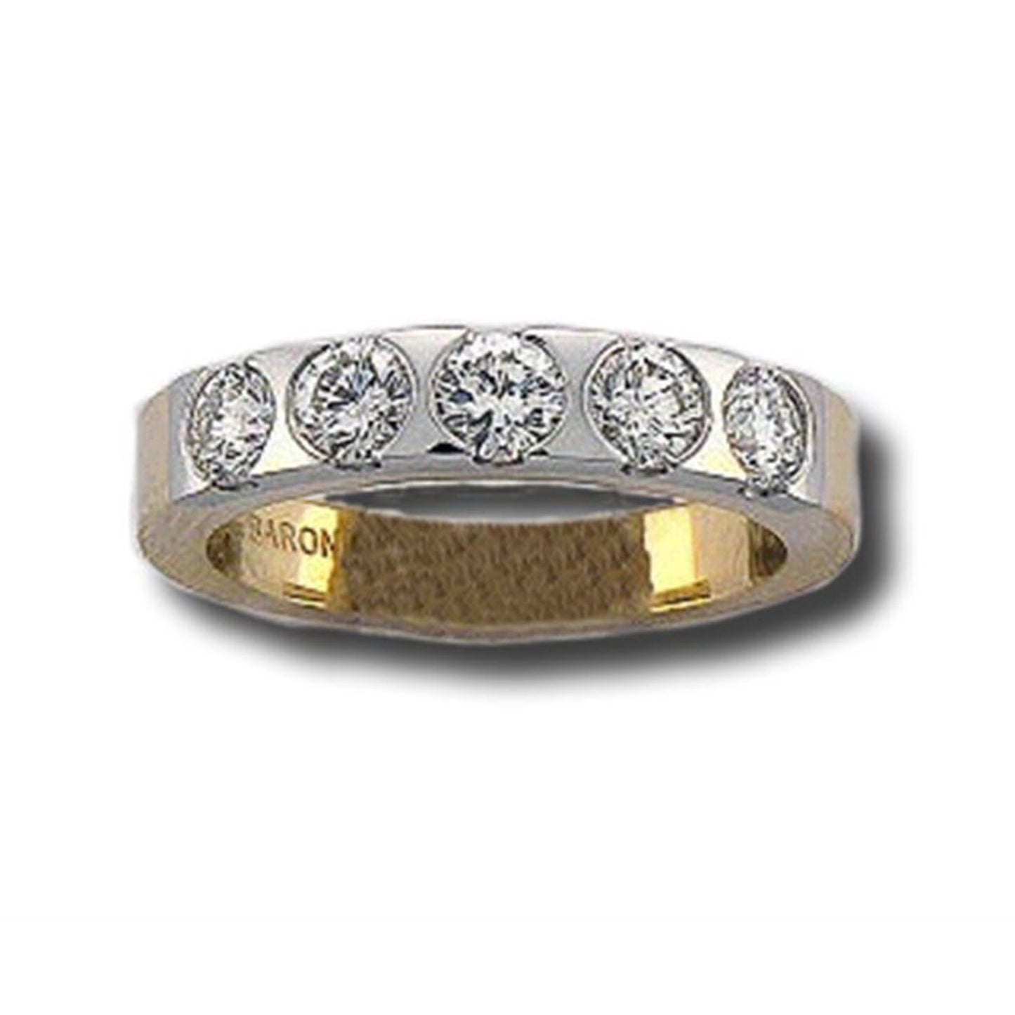 18K Yellow Gold Mainline Diamond Ring - 0 ct