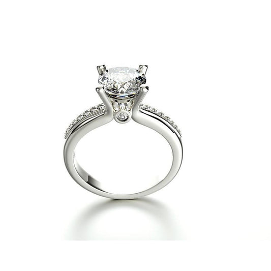 10K Yellow Gold Luxury Designer Ring - 2.65 ct