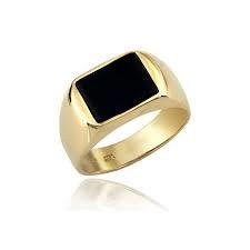 Yellow Gold Onyx Ring#5